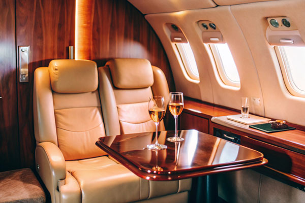 Privatni jet u letu