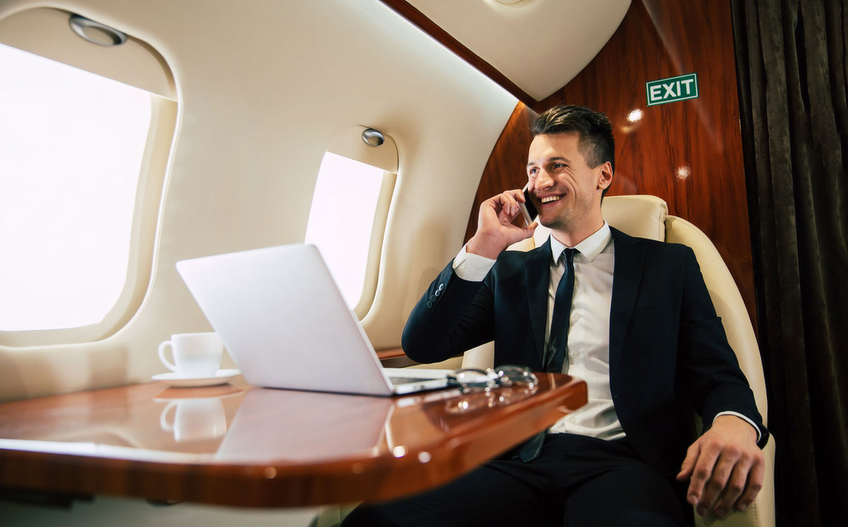 Why are more companies choosing private jets over business class?
